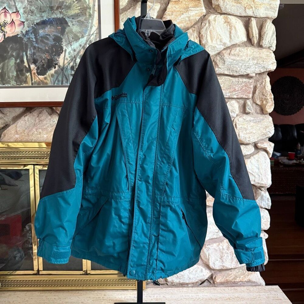 Vintage 90s Columbia mens "Double Whammy" Interchange Mountain Jacket Gorpcore o